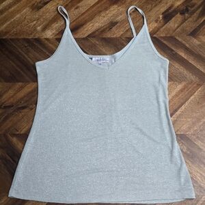 Jennifer Lopez Shimmering Light Green Camisole Size M